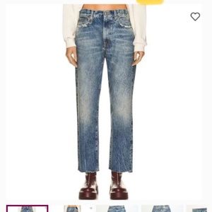 R13 Boyfriend Jean dirty kelly size 26